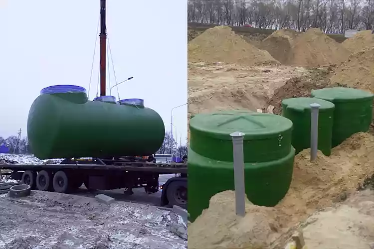 Монтаж биологических очистных промышленного типа